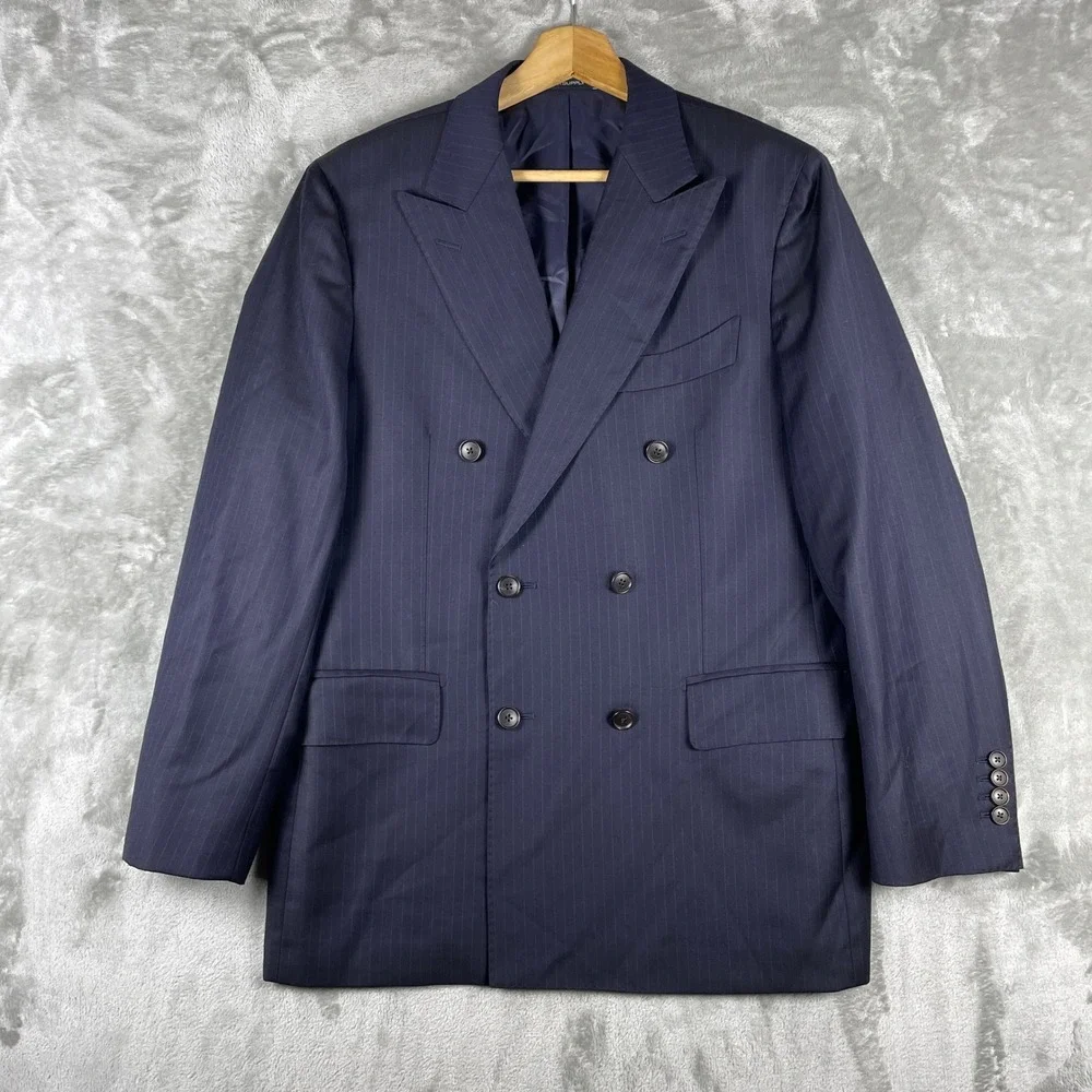 Suitsupply Blazer La Spalla Vitale Barberis Double Breasted Blazer Jacket US 40